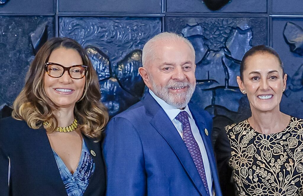 La presidenta de México, Claudia Sheinbaum, durante un acto oficial