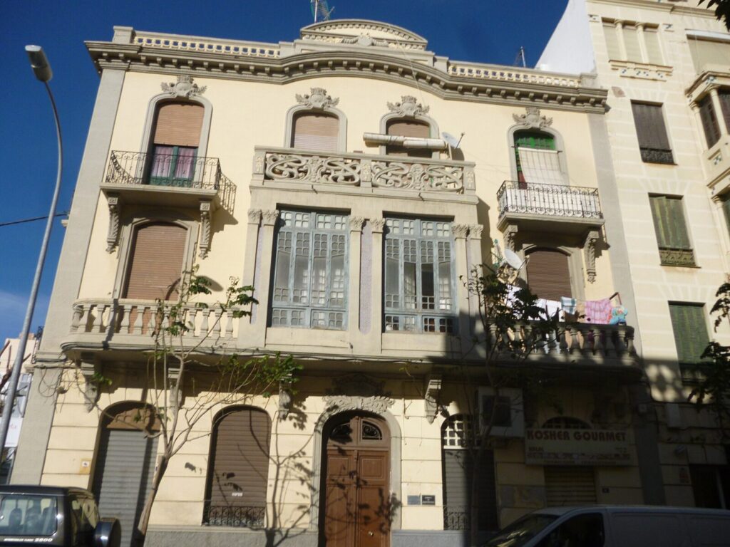 Edificios de oficinas financieras en un distrito bancario