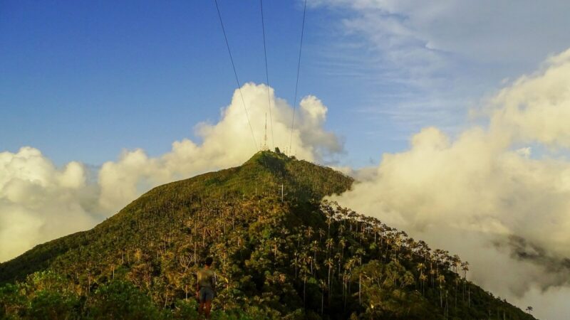 Zona montañosa de la Sierra Nevada de Santa Marta, en el departamento del Magdalena