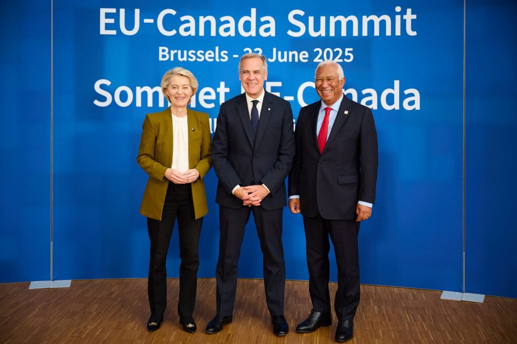 Mark Carney durante un evento oficial en Canadá
