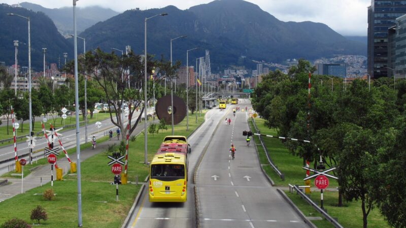 Panorámica de la vegetación de los Cerros Orientales de Bogotá, ecosistema que alberga más de 13.200 hectáreas de bosque
