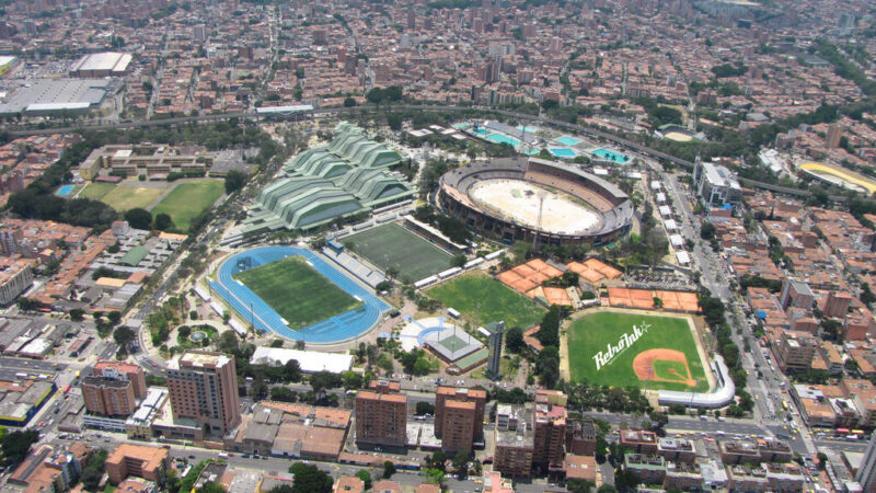 Estadio Atanasio Girardot durante un evento deportivo