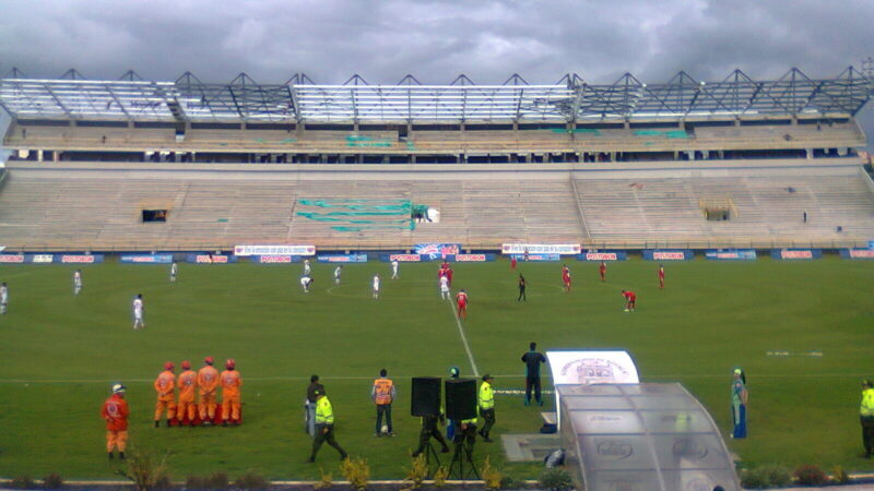 Vista de un partido de fútbol colombiano en el Torneo BetPlay 2026