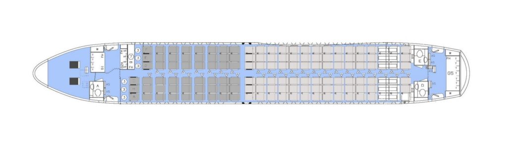 Avión comercial de la aerolínea española Iberia en un aeropuerto, compañía que celebra en 2027 el centenario de su constitución