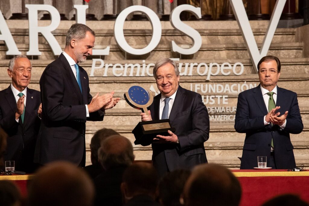 António Guterres, secretario general de las Naciones Unidas, durante una intervención ante la Asamblea General en Nueva York.