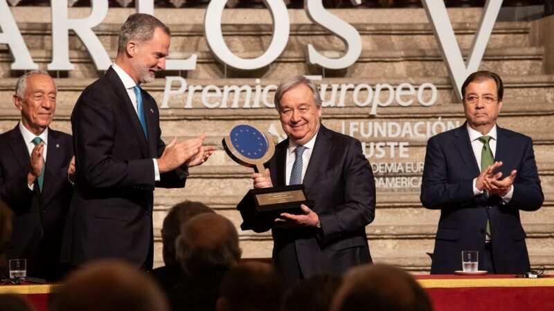 António Guterres, secretario general de las Naciones Unidas, durante una intervención ante la Asamblea General en Nueva York.