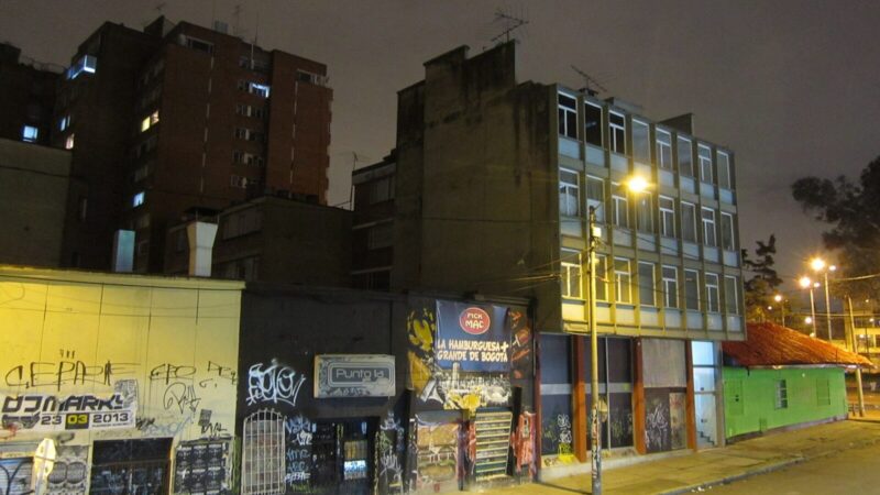 Vista del sector de Chapinero Alto en Bogotá, ubicado entre la carrera Séptima y los Cerros Orientales
