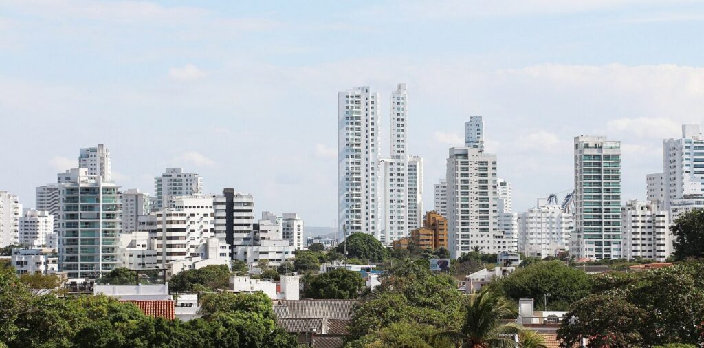 Vista panorámica de Cartagena de Indias, capital del departamento de Bolívar