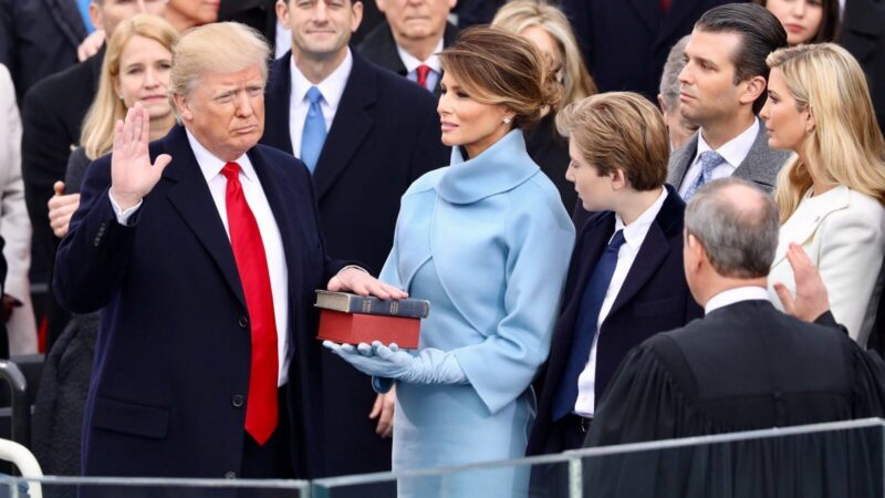 Donald Trump, presidente de Estados Unidos, durante una comparecencia ante la prensa