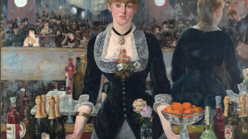 Dibujo artístico en tiza roja presentado como una obra preparatoria atribuida a Édouard Manet