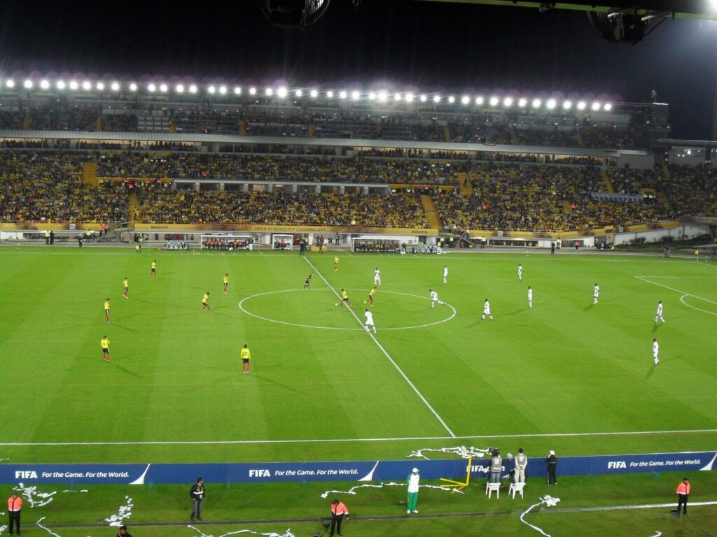 Vista del estadio Nemesio Camacho El Campín en Bogotá, escenario de las obras de renovación que aún no inician.