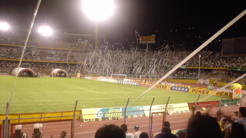 Vista del estadio Pascual Guerrero de Cali, escenario de la victoria de América de Cali sobre Águilas Doradas
