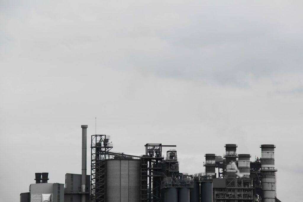 Planta de producción de cemento, el negocio que Grupo Argos busca expandir en el mercado venezolano.