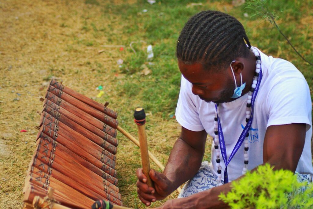 Marimba de chonta, el instrumento tradicional del Pacífico colombiano que Baudilio Cuama interpretaba