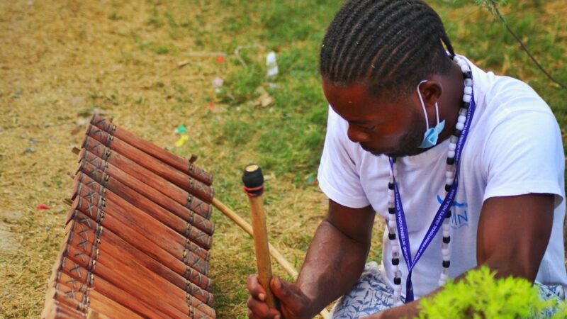 Marimba de chonta, el instrumento tradicional del Pacífico colombiano que Baudilio Cuama interpretaba