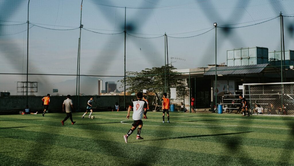 Jugadores de la selección de fútbol de Venezuela durante un compromiso internacional