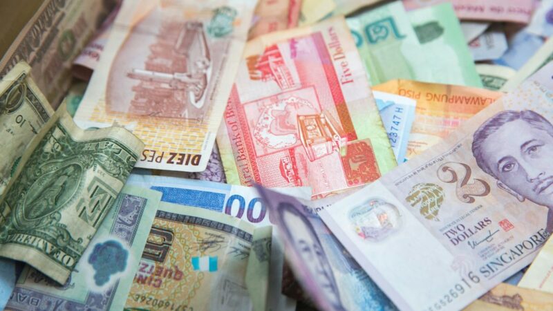 Billetes de dólar estadounidense, moneda de referencia en el mercado cambiario argentino