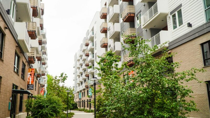 Edificio residencial de apartamentos, en alusión al pago del impuesto predial en regímenes de propiedad horizontal