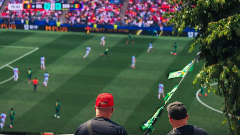 Estadio de Estados Unidos antes de un partido de la Selección Colombia en la Fecha FIFA