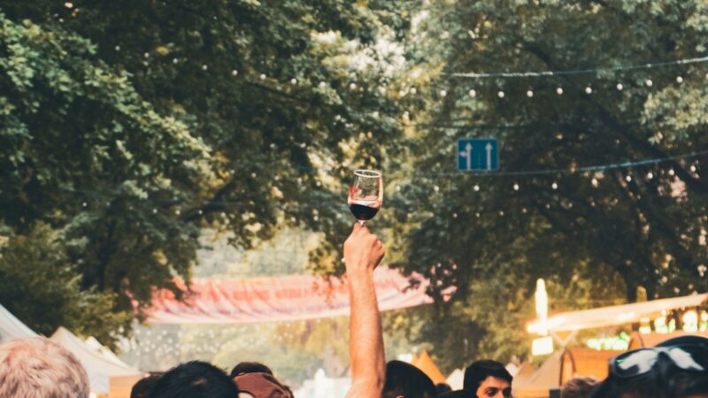 Experiencia gastronómica con bebidas y degustaciones en un festival en Bogotá