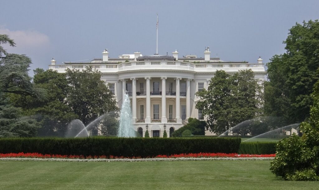 Exterior de la Casa Blanca en Washington, sede del Gobierno de Estados Unidos