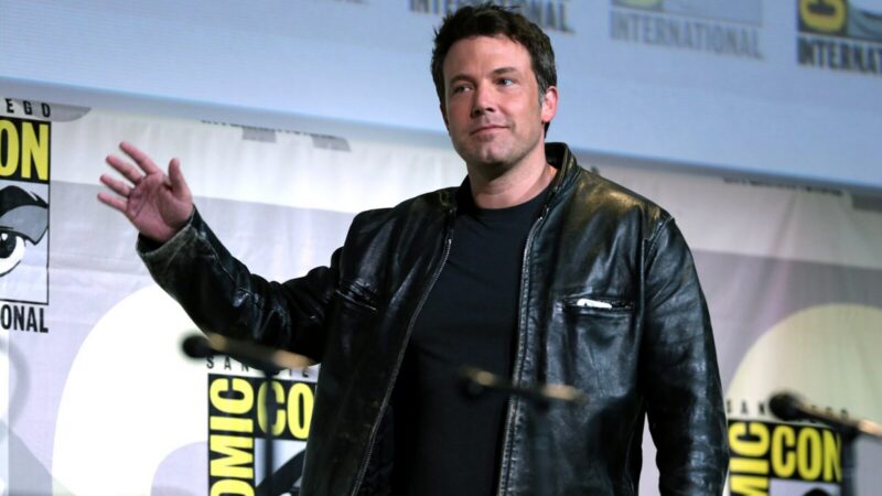 Ben Affleck durante una producción cinematográfica de suspenso
