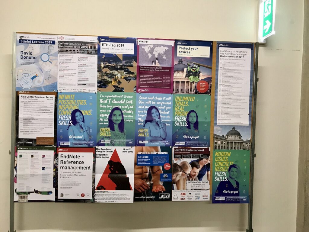 Campus universitario que representa las oportunidades de estudio de posgrado ofrecidas por el ETH Zúrich