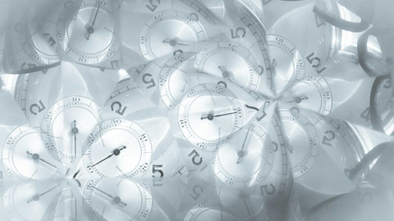 Reloj atómico utilizado para medir el tiempo con alta precisión