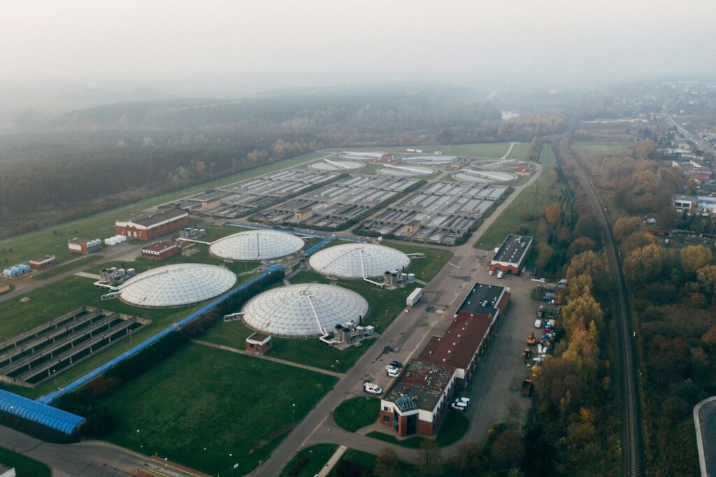 Instalación industrial dedicada a la producción de biogás mediante residuos orgánicos