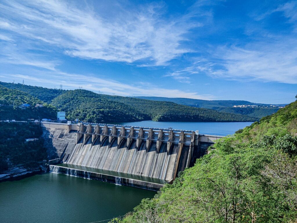 Represa hidroeléctrica utilizada para la generación de energía