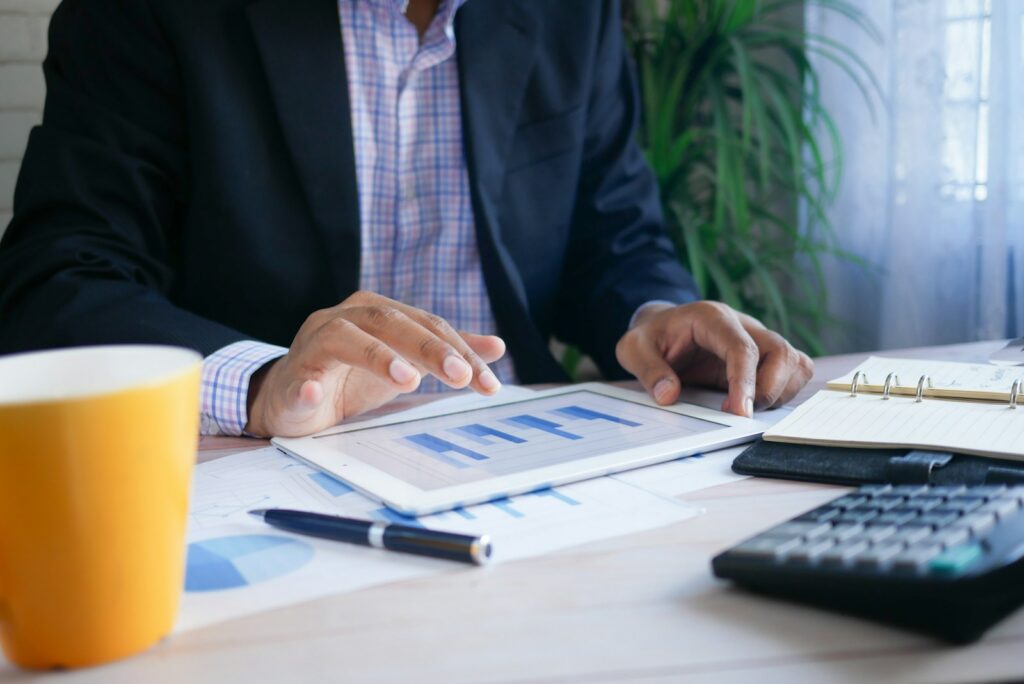Representación de servicios financieros digitales orientados a empresas