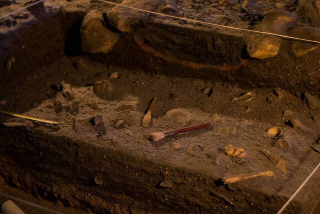 Zona arqueológica de Abidos, donde se enterraron funcionarios y artesanos junto a los primeros reyes de Egipto, según el hallazgo del estudio forense