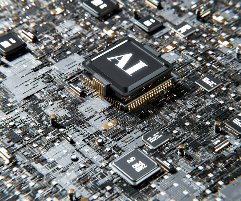 Procesadores y servidores utilizados para ejecutar servicios de inteligencia artificial