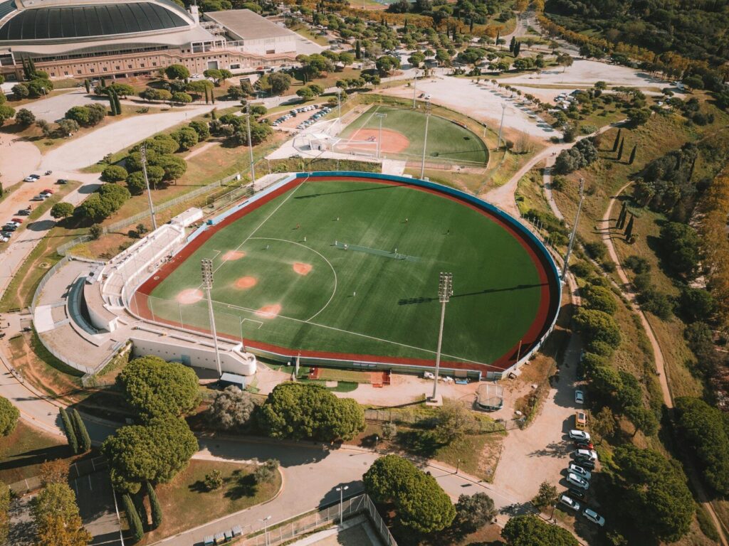 Estadio en proceso de modernización para recibir competencias deportivas y grandes eventos