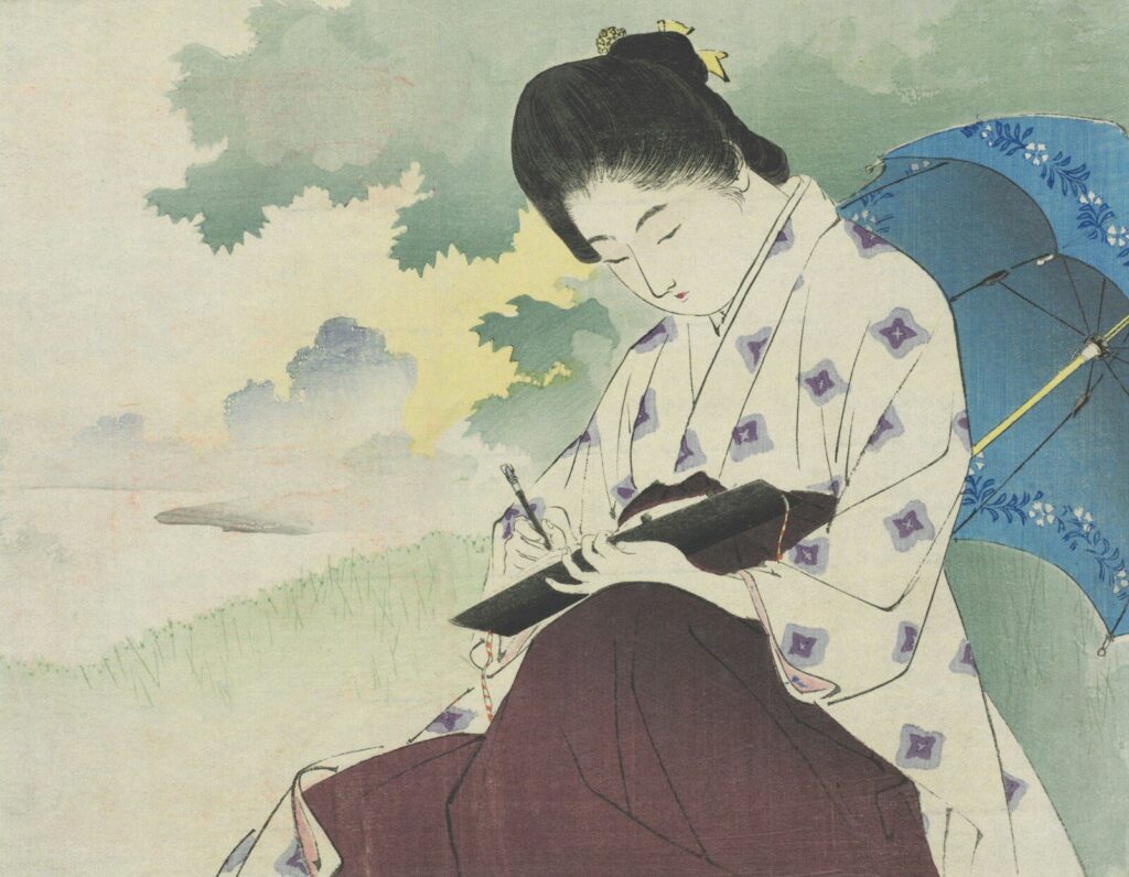 Retrato de Ryu Murakami, novelista japonés autor de Sopa de miso y Azul casi transparente