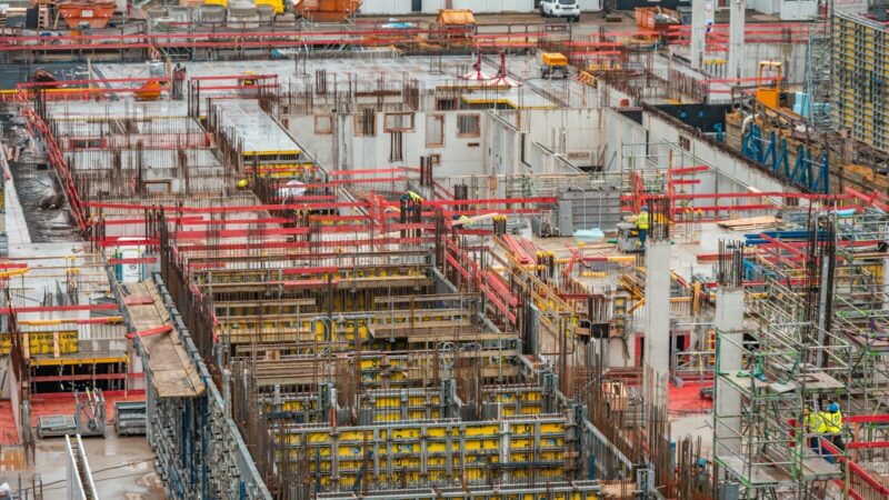 Obras de construcción de un complejo universitario en proceso de ejecución