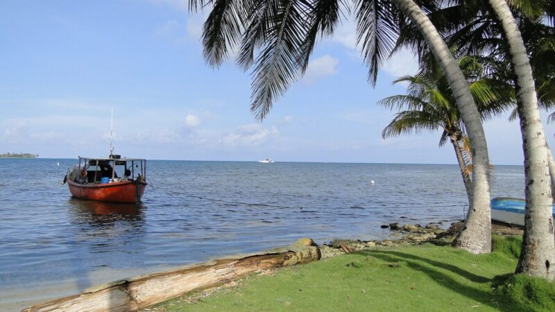 Vista del mar Caribe junto al archipiélago de San Andrés, Providencia y Santa Catalina